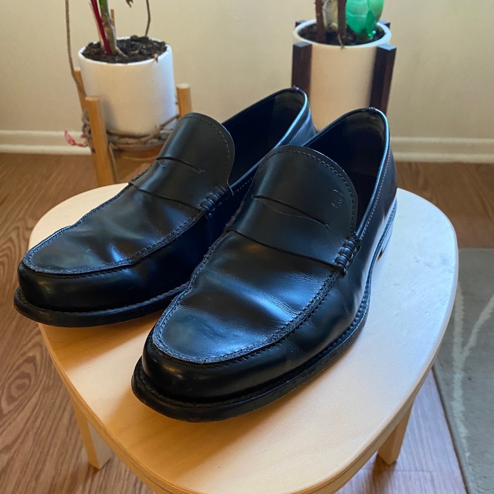 Tod's Men's Classic Loafers Size 7UK 8US Black pre-owned